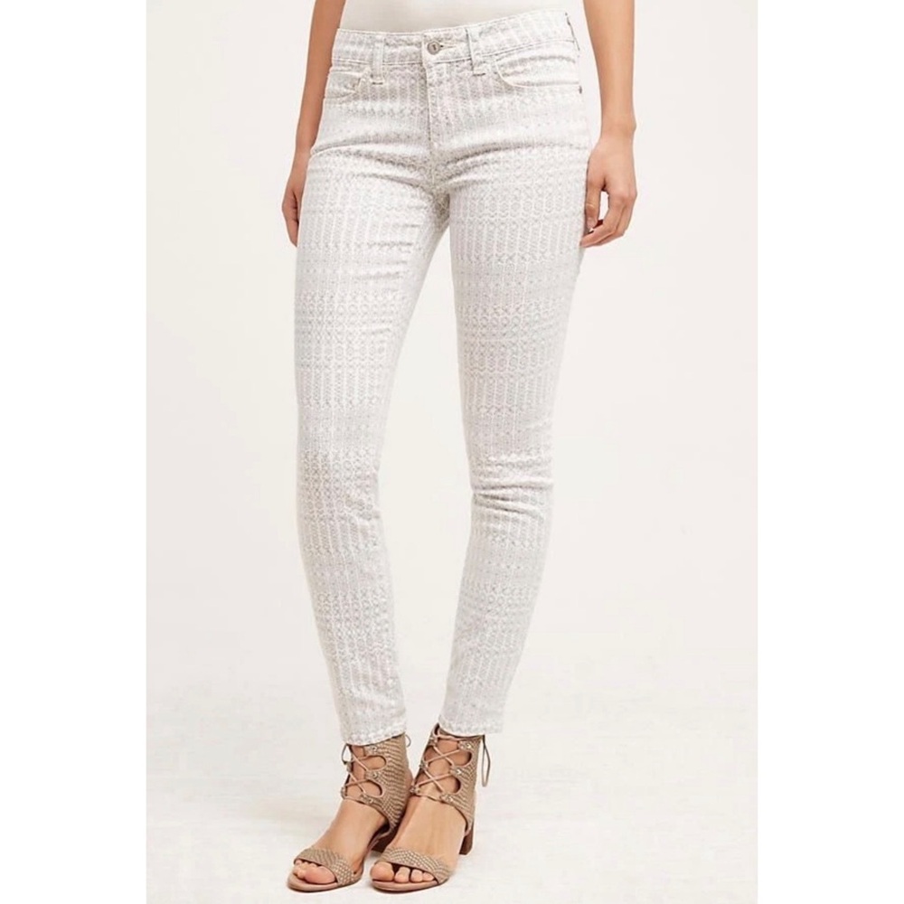 Pilcro & The Letterpress ANTHROPOLOGIE Morocco Stet Skinny Jeans 28